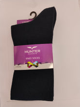 Load image into Gallery viewer, Girls Knee High Socks Twin Pack - Navy
