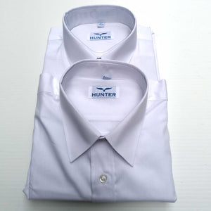Boys Shirt Long Sleeve Twin Pack White