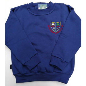 Cootehall NS Crested Sweatshirt Round Neck Dark Royal