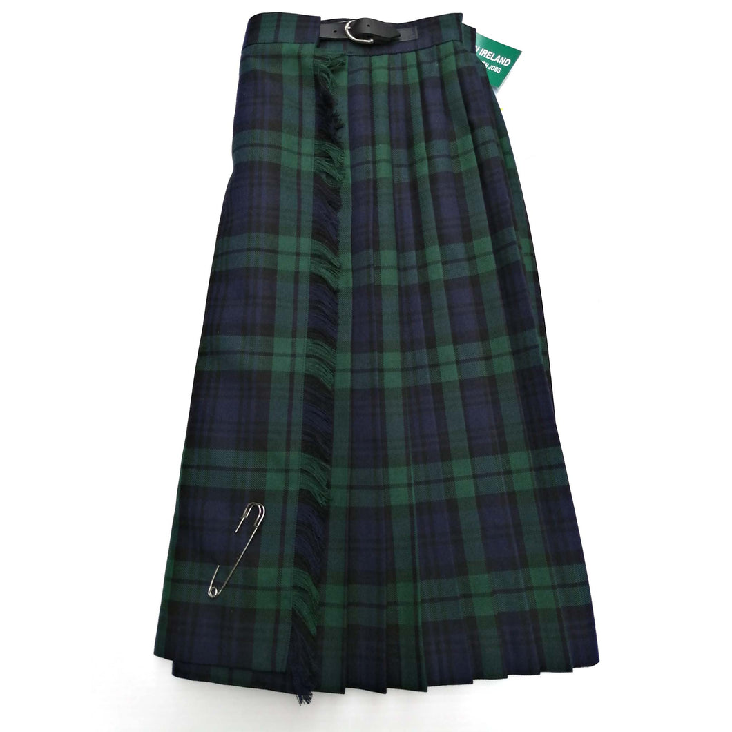 Girls Kilt Skirt Blackwatch Fabric.  Available to order.