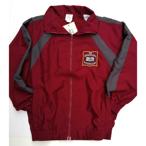 Drumshanbo NS Crested Jacket for P.E. Wine/Grey