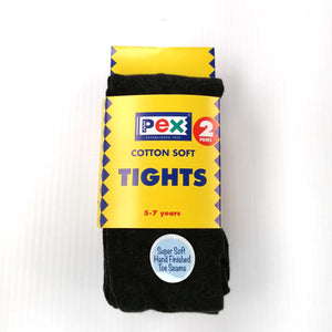 Girls Tights Twin Pack Navy