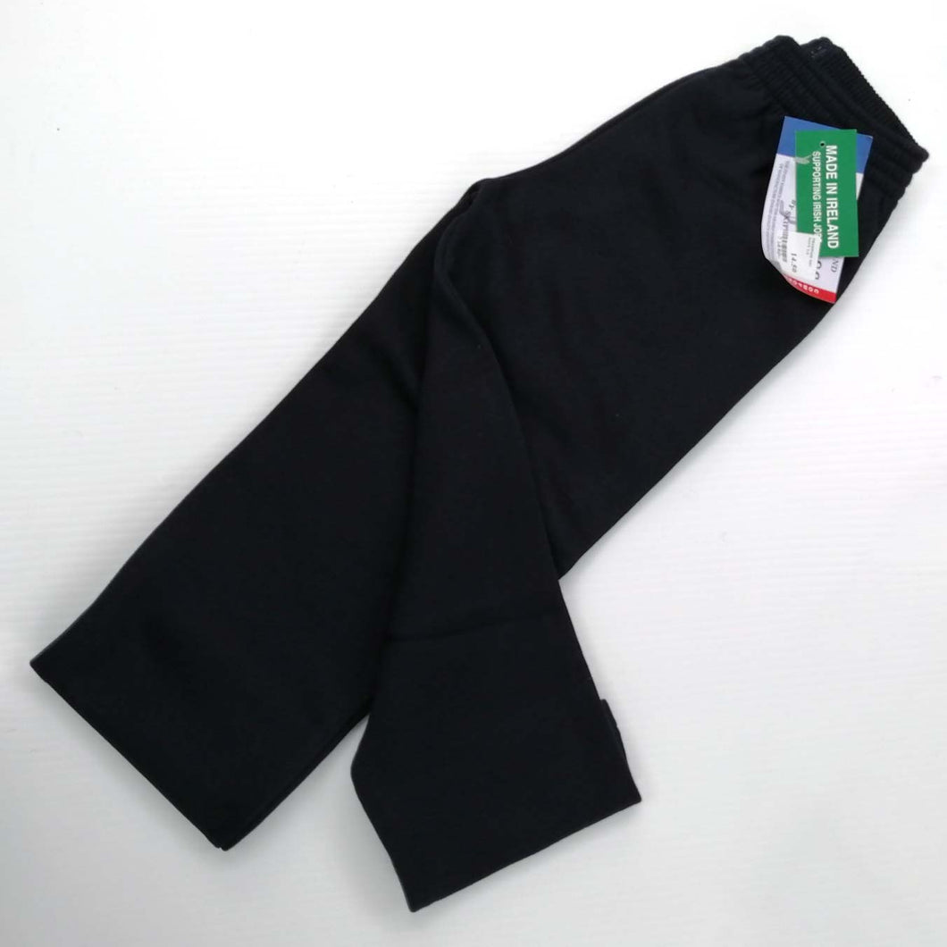 Jog Pants No Cuff, Fabric as Sweatshirt, Navy