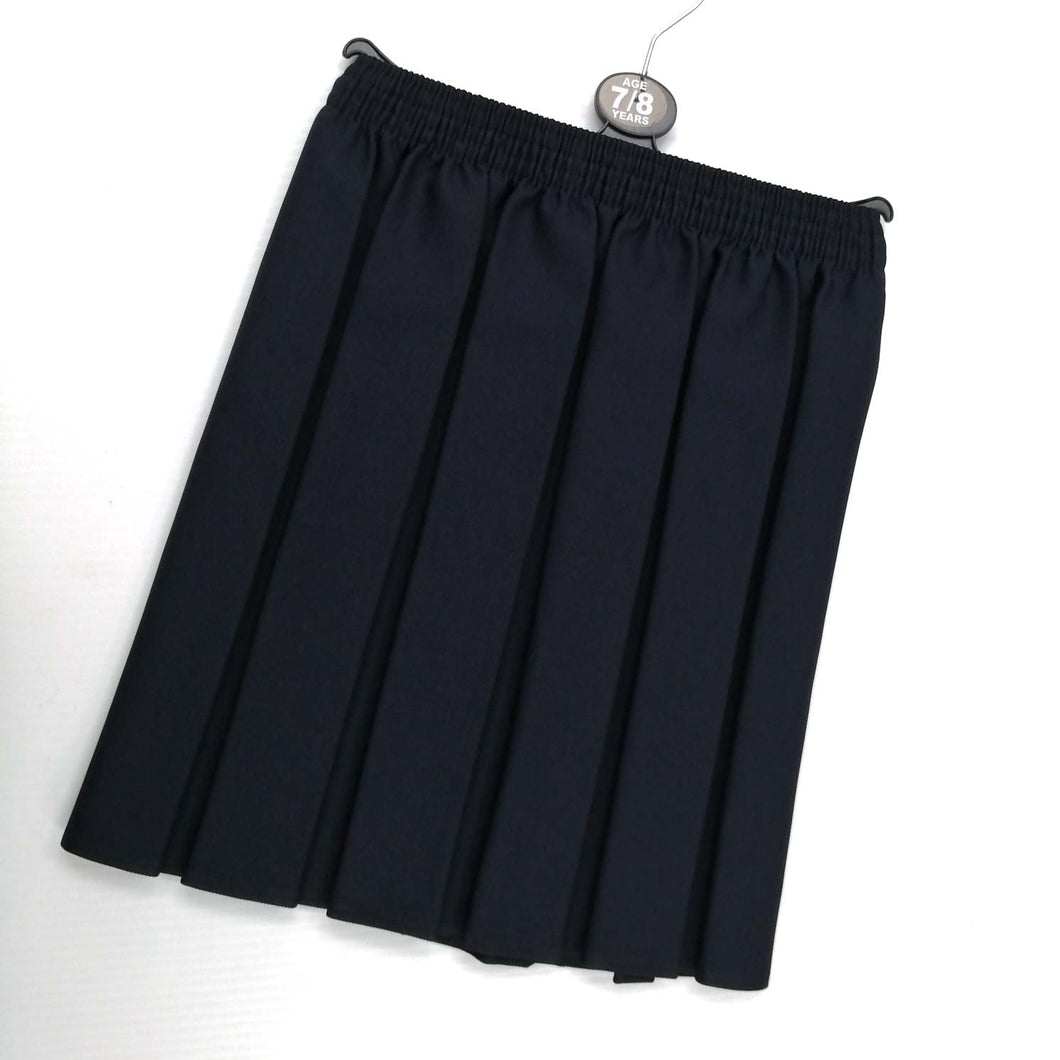 Girls Skirt 201 Elastic Waist Navy