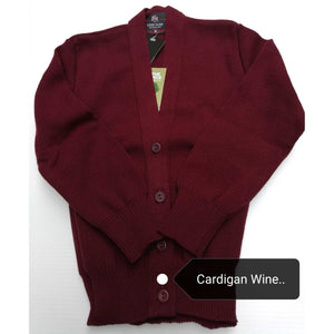 Cardigan for Girls Wine Acrylic